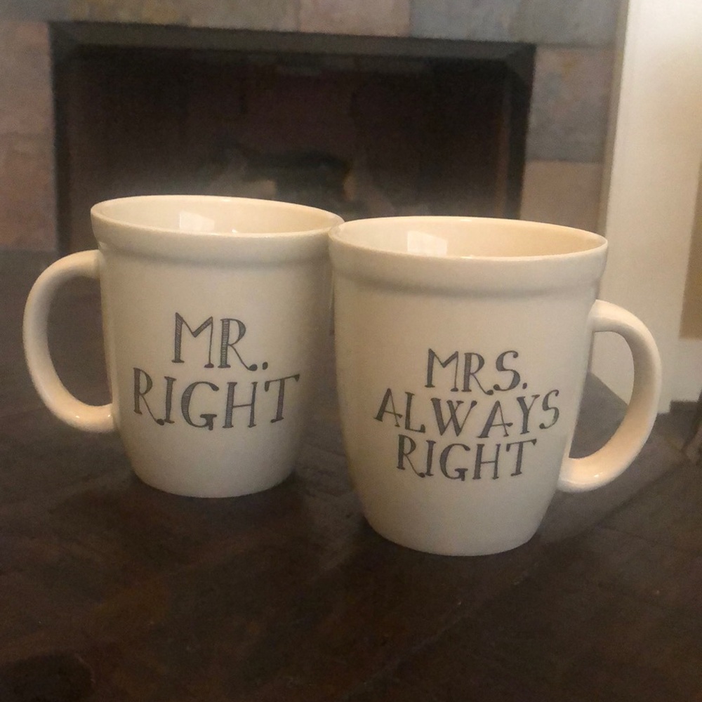 Mr Right & Mrs Always Right Mugs